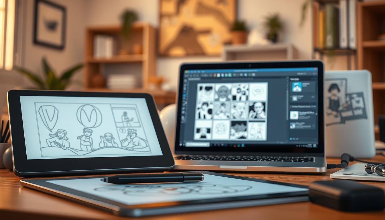 cara membuat komik digital