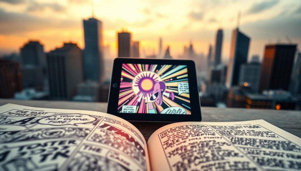 perbedaan komik digital dan tradisional