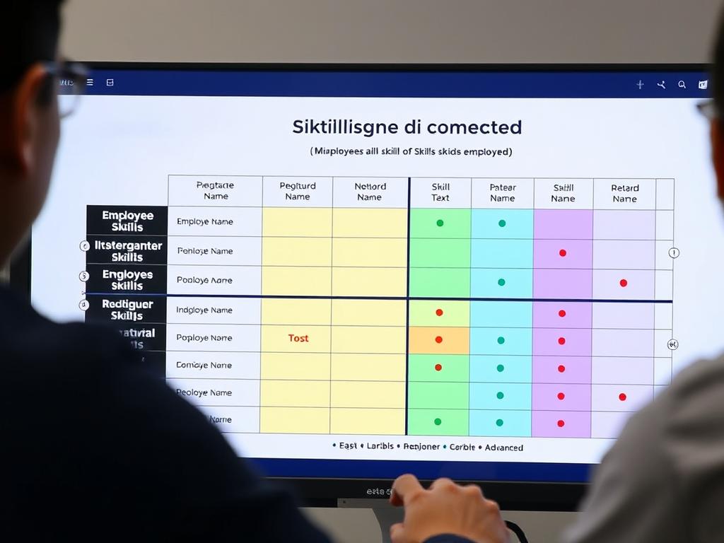 Matriks pemetaan kompetensi karyawan untuk program cross-training Matriks pemetaan kompetensi karyawan untuk program cross-training